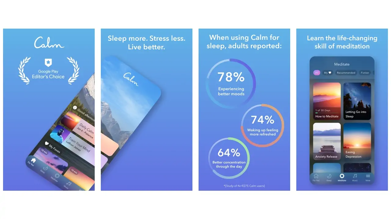 Calm - Sleep, Meditate, Relax-screenshots