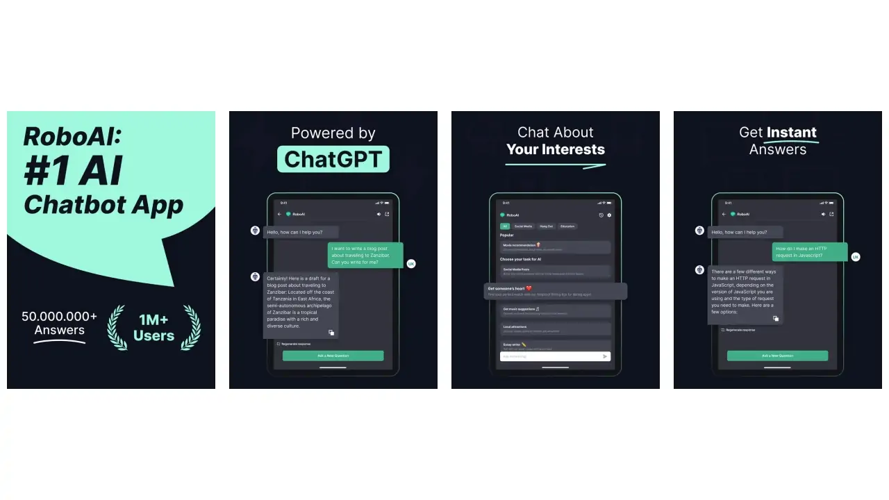 Chat & Ask with RoboAI Bot-screenshots