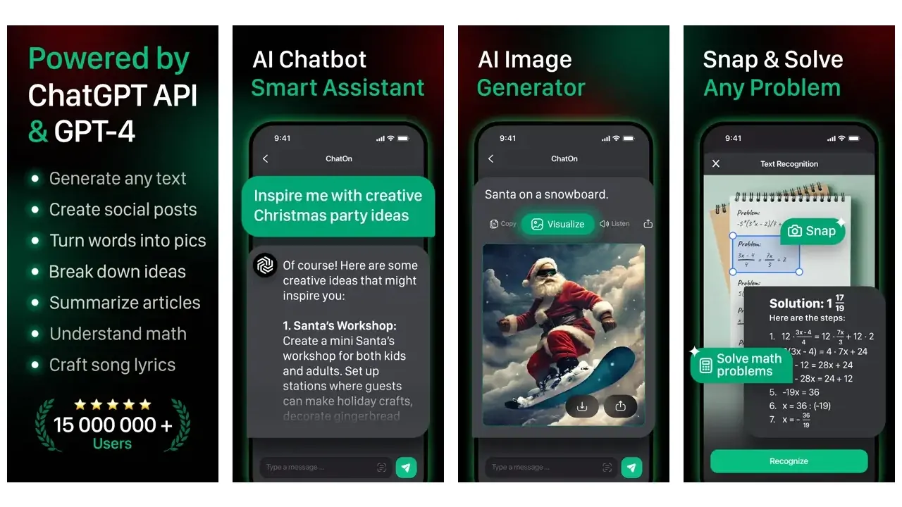 ChatOn - AI Chat Bot Assistant-screenshots