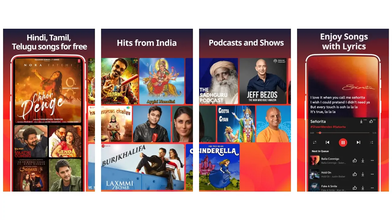 Gaana Hindi Song Music App-screenshots