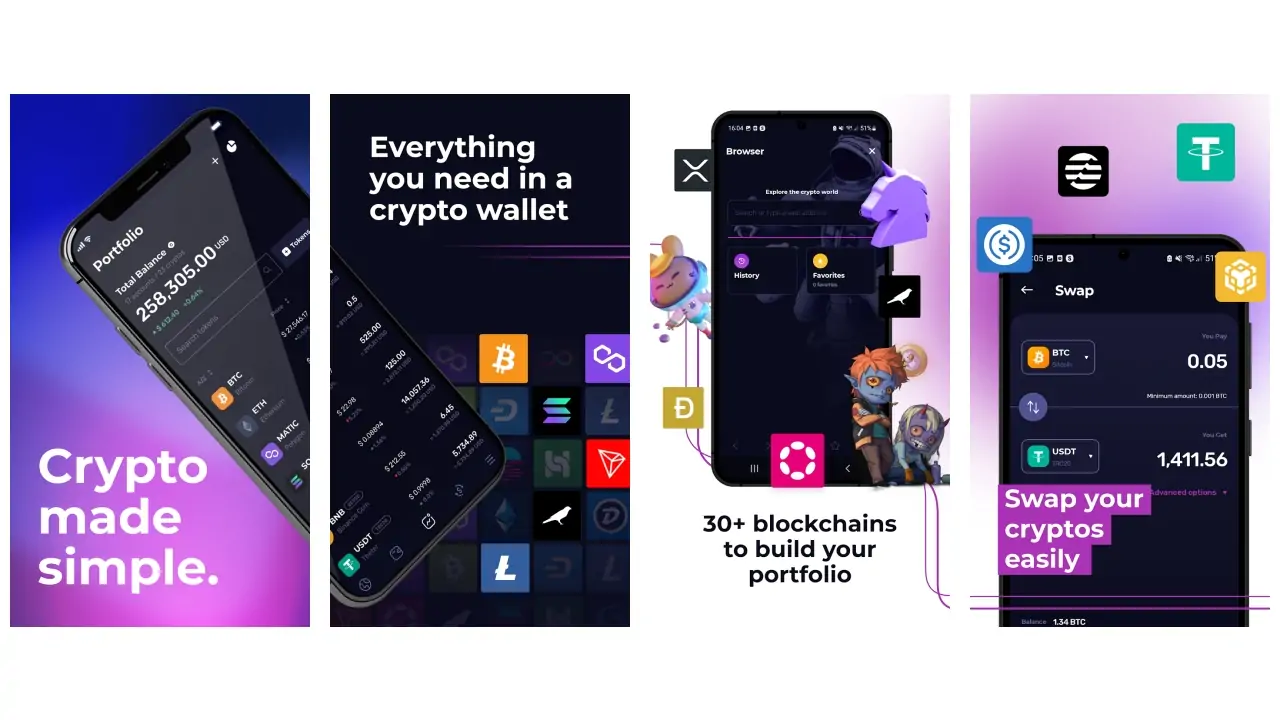 Klever Wallet-screenshots