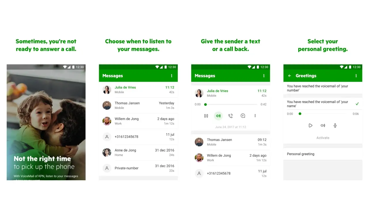 KPN VoiceMail-screenshots