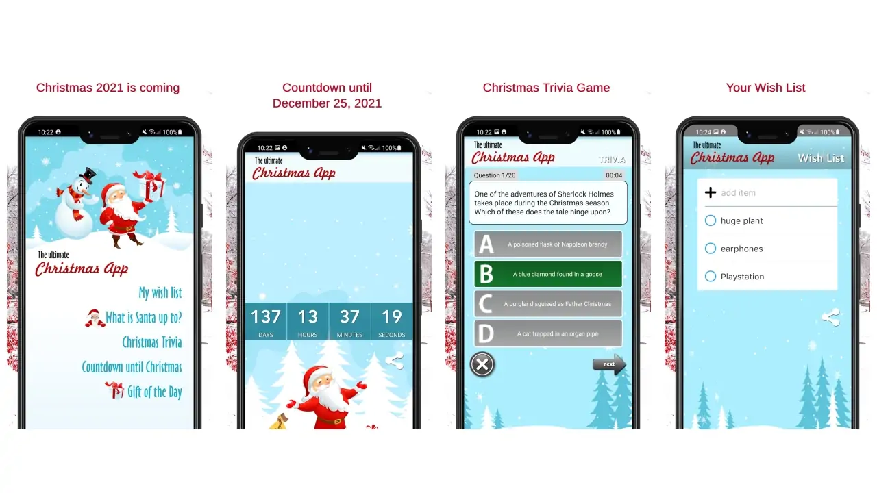 Christmas App 2023-screenshots