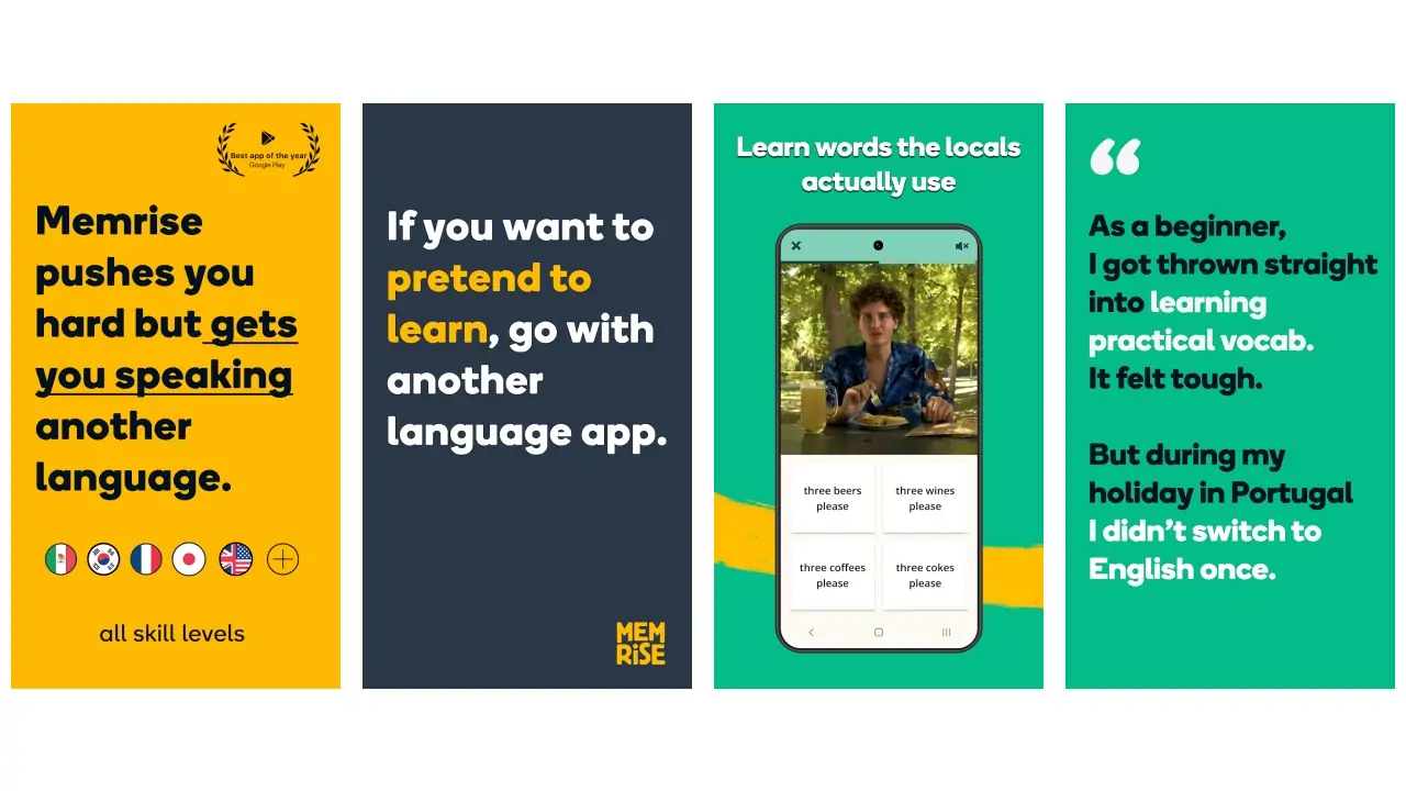 Memrise: speak a new language-screenshots