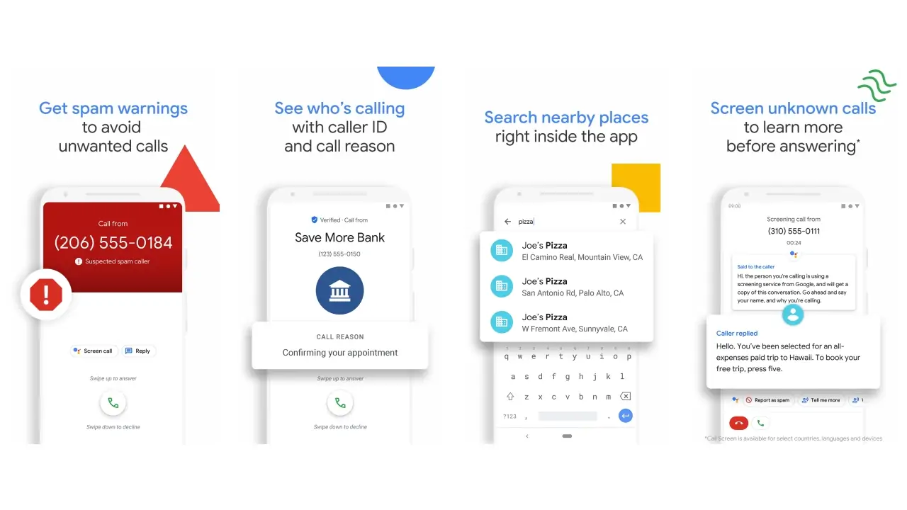 Phone by Google-screenshots