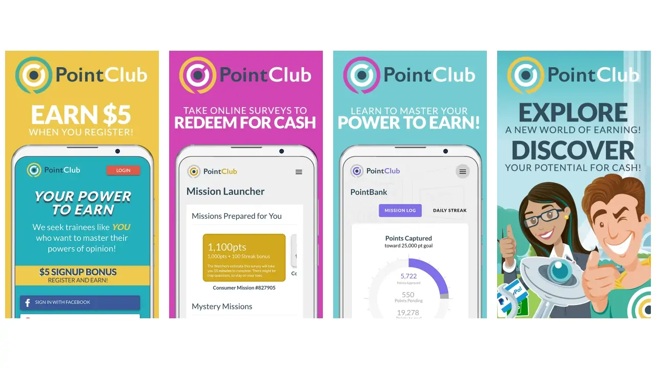 PointClub-screenshots