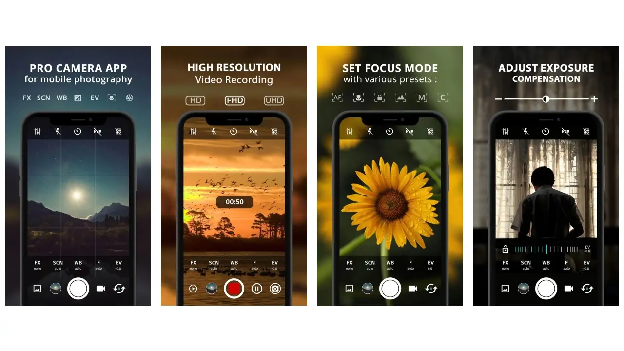 ProCam X - Lite :HD Camera Pro-screenshots