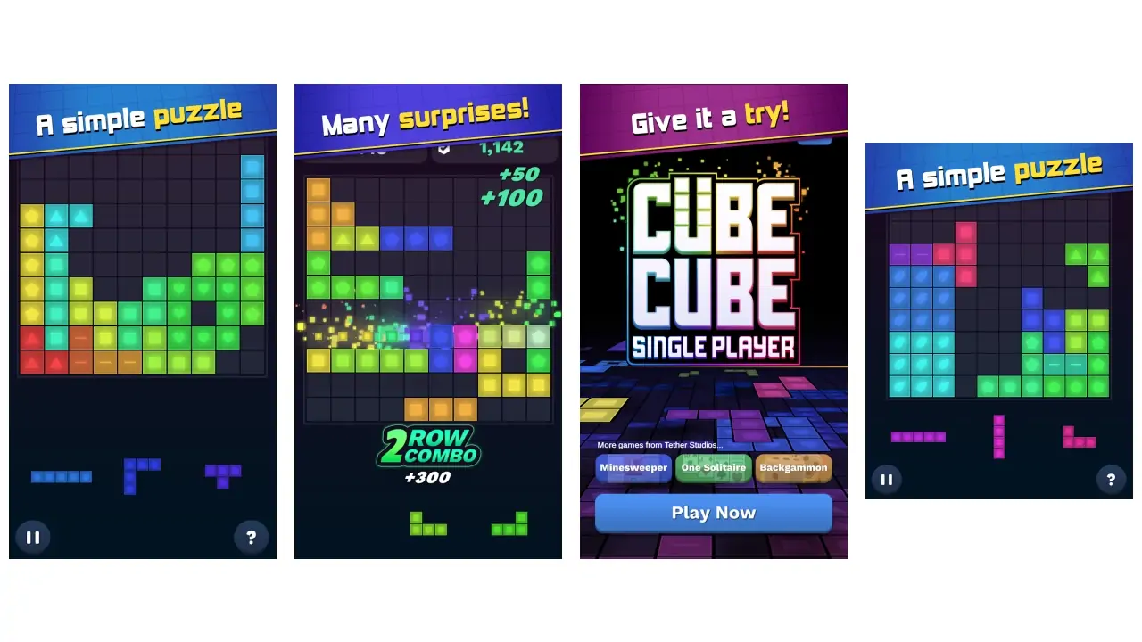 Cube Cube: Single Player (Tile-screenshots