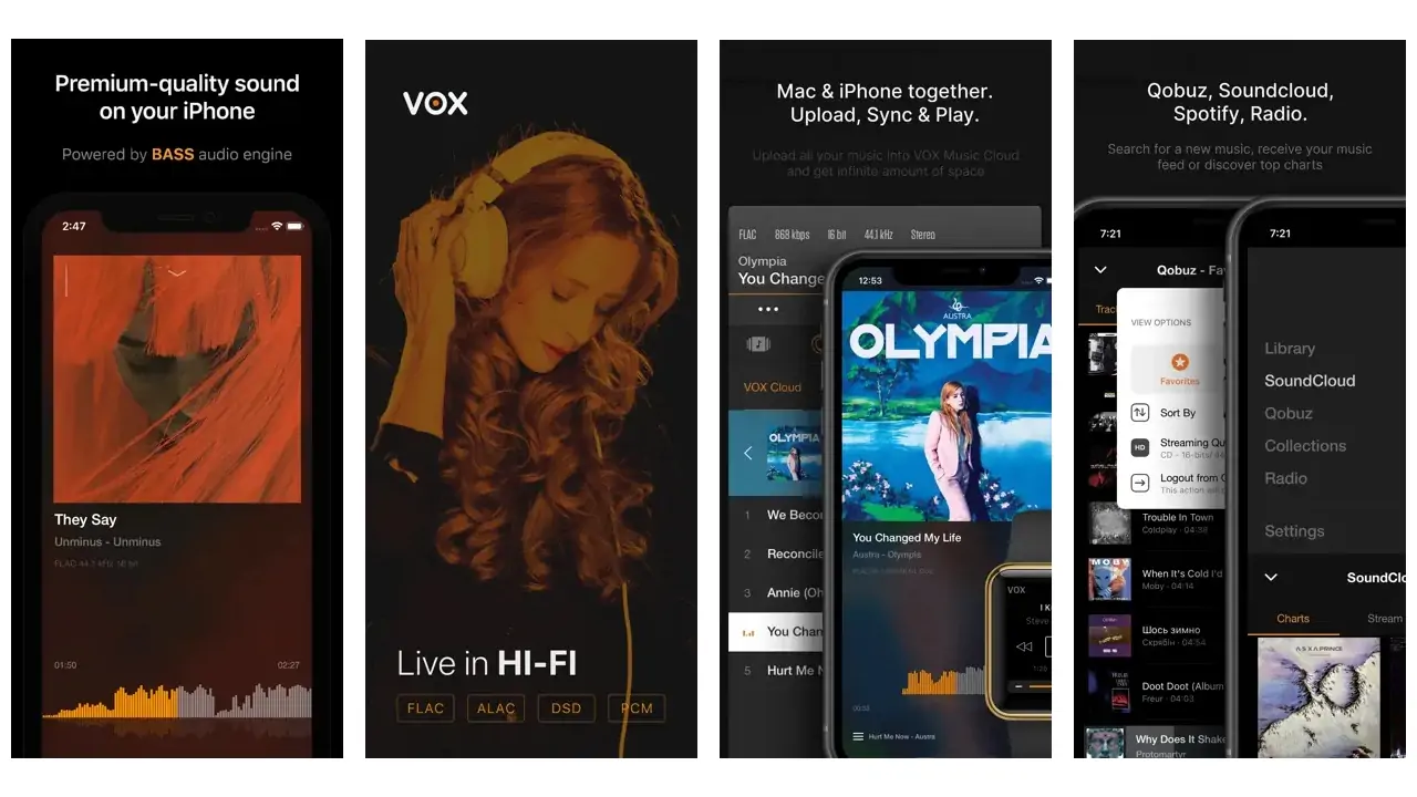 VOX – MP3 & FLAC Music Player-screenshots