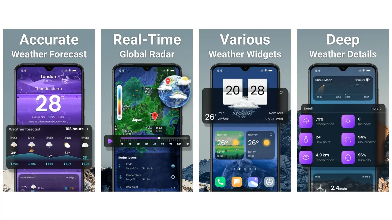Weather: Live radar & widgets-screenshots