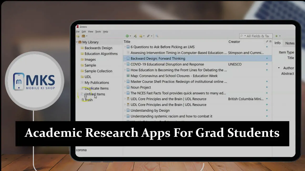 Academic Research Apps For Grad Students