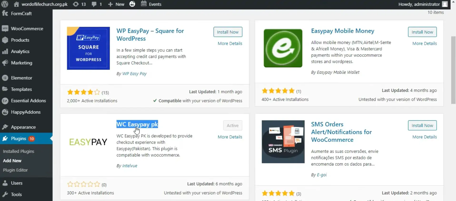 how to integrate easypaisa payment gateway in wordpress