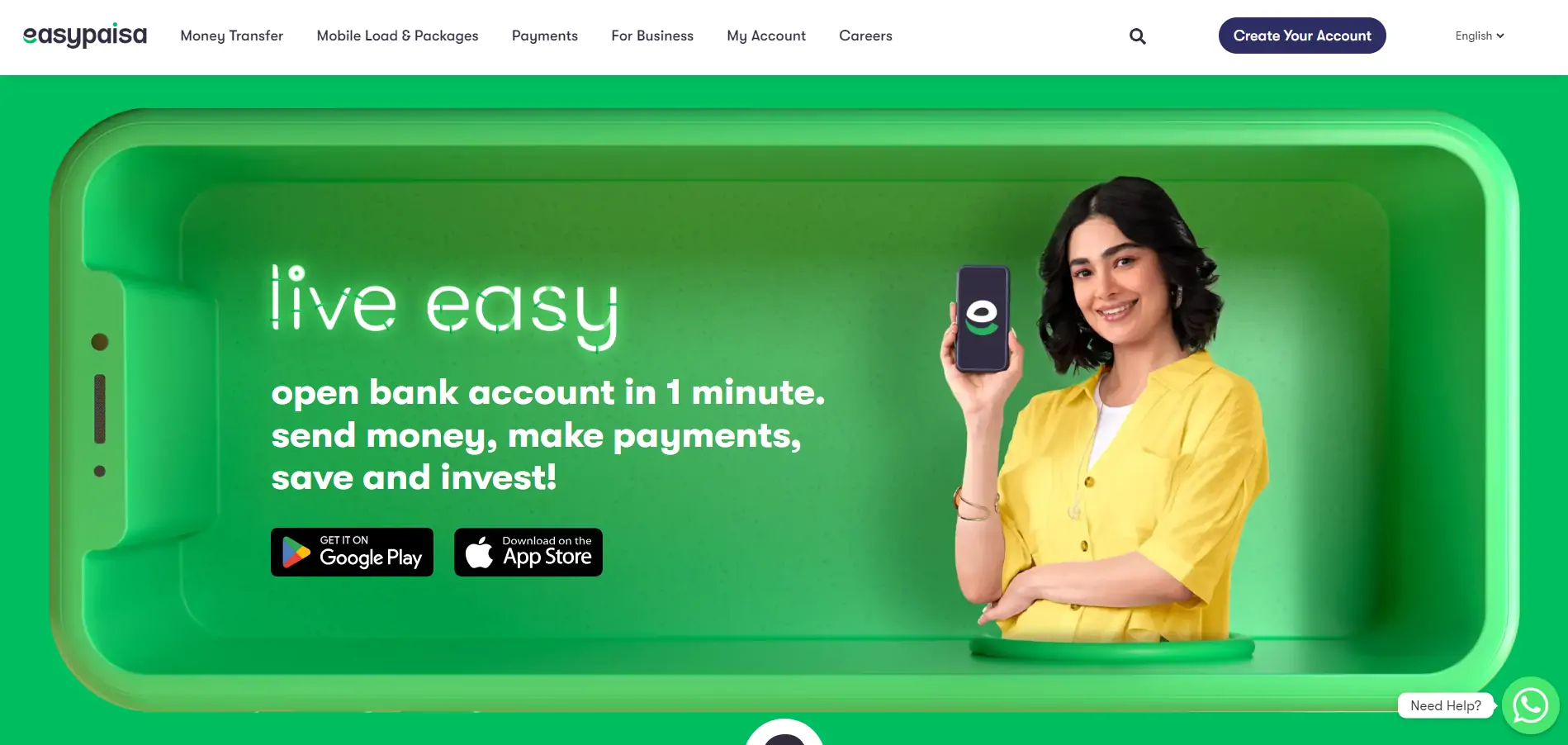 how to change easypaisa mobile account number