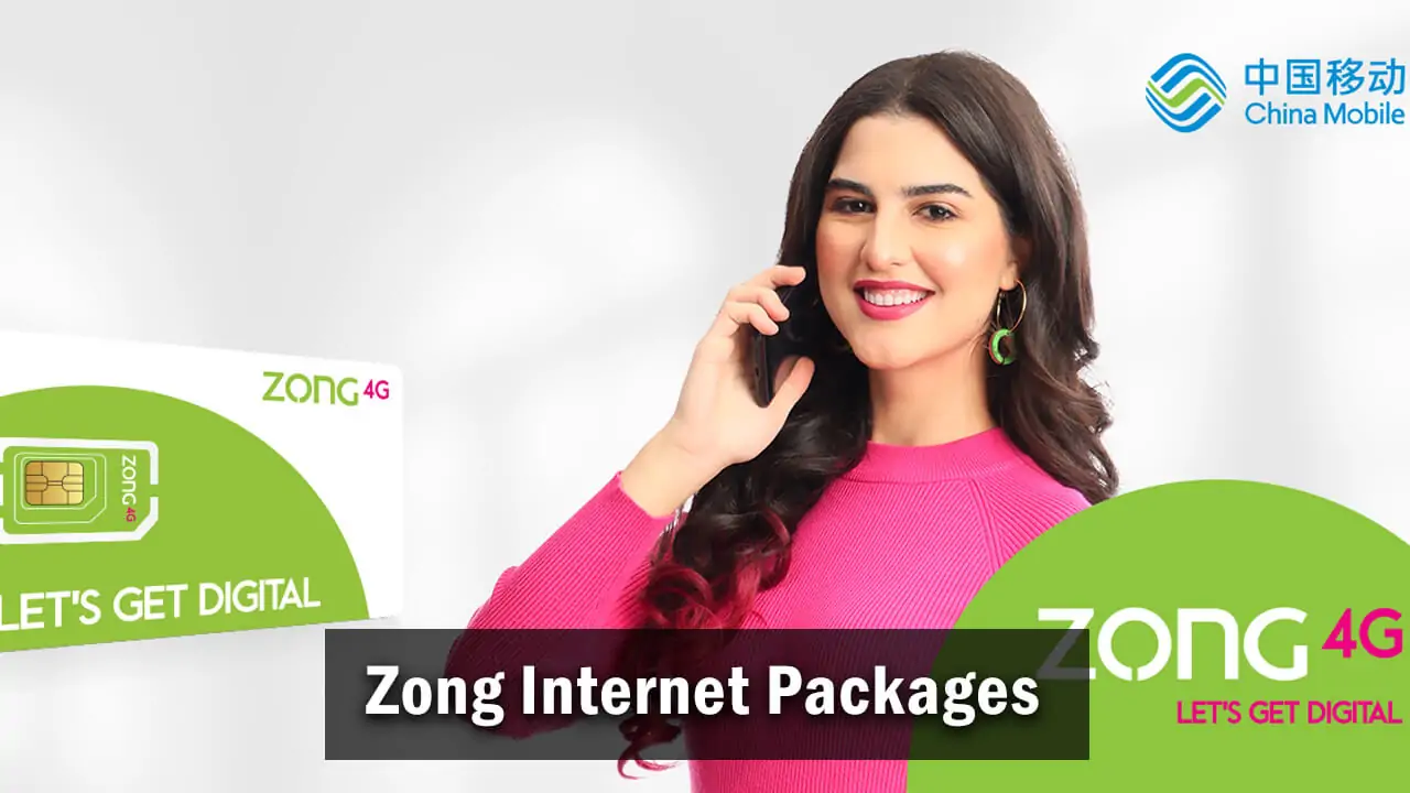 Zong Daily, Weekly, and Monthly Internet Packages