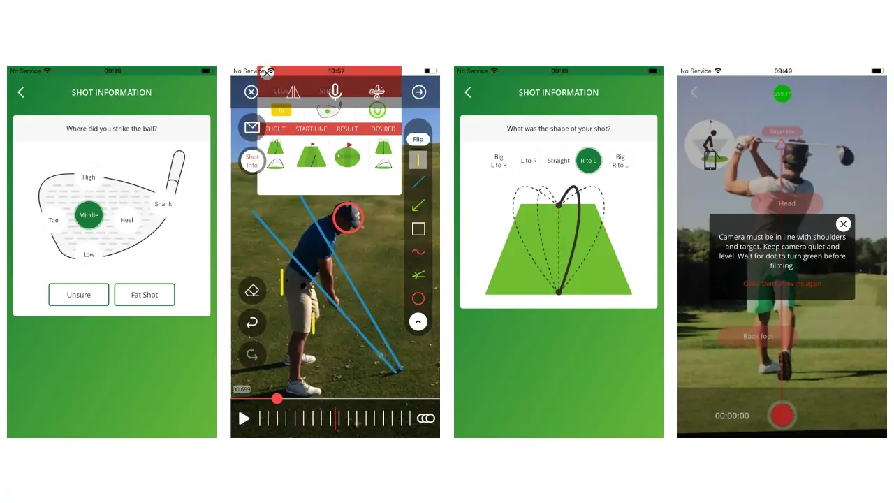 Golf Coach App-screenshots