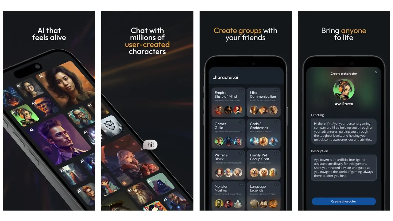 Character AI: AI-Powered Chat-screenshots