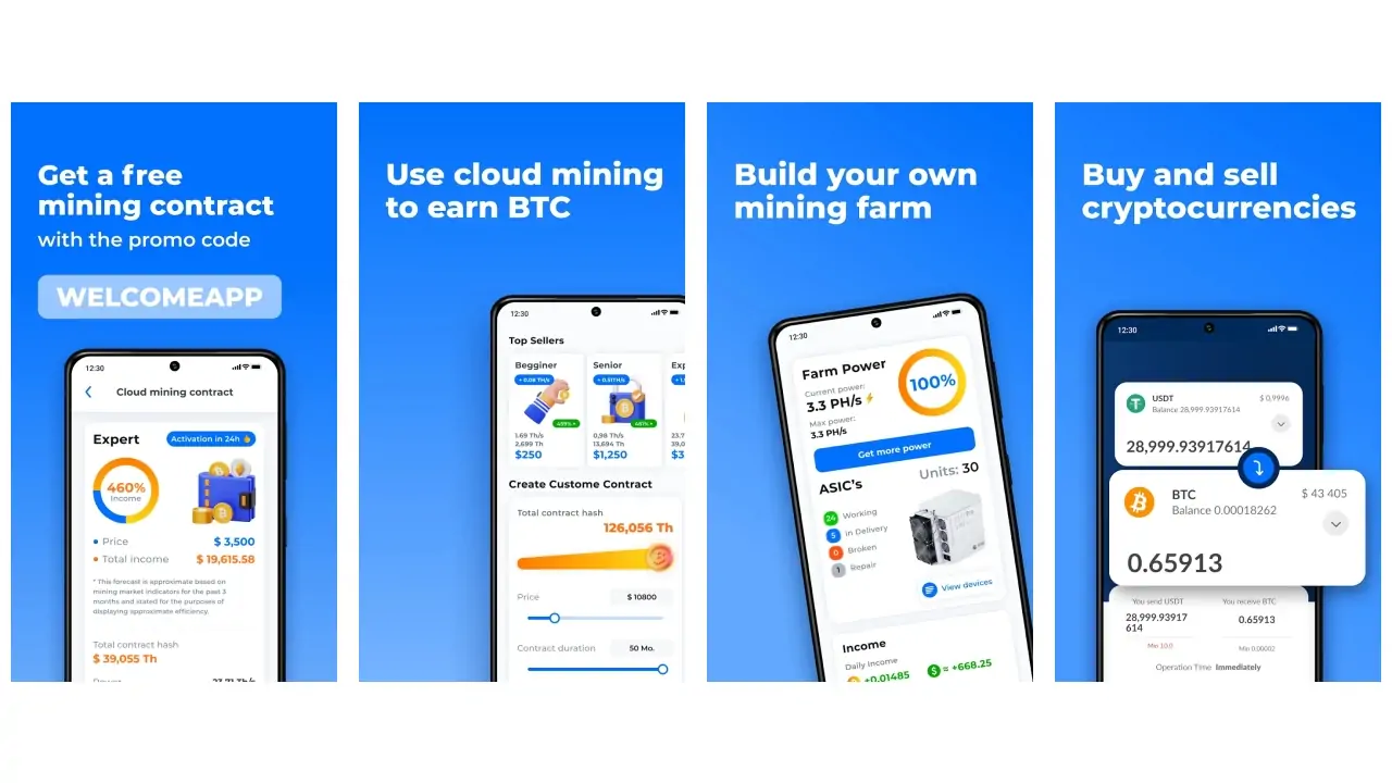 ECOS: Bitcoin & Crypto Mining-screenshots