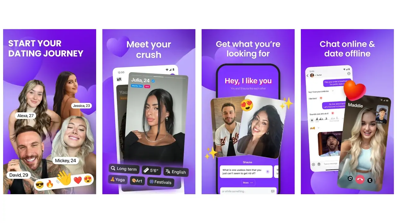 Hily: Dating app. Meet People.-screenshots
