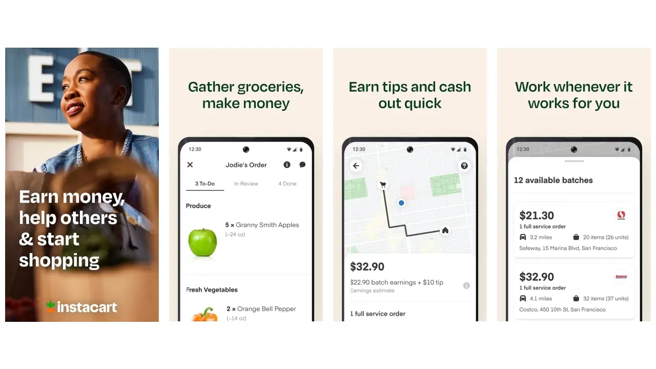 Instacart: Earn money to shop-screenshots