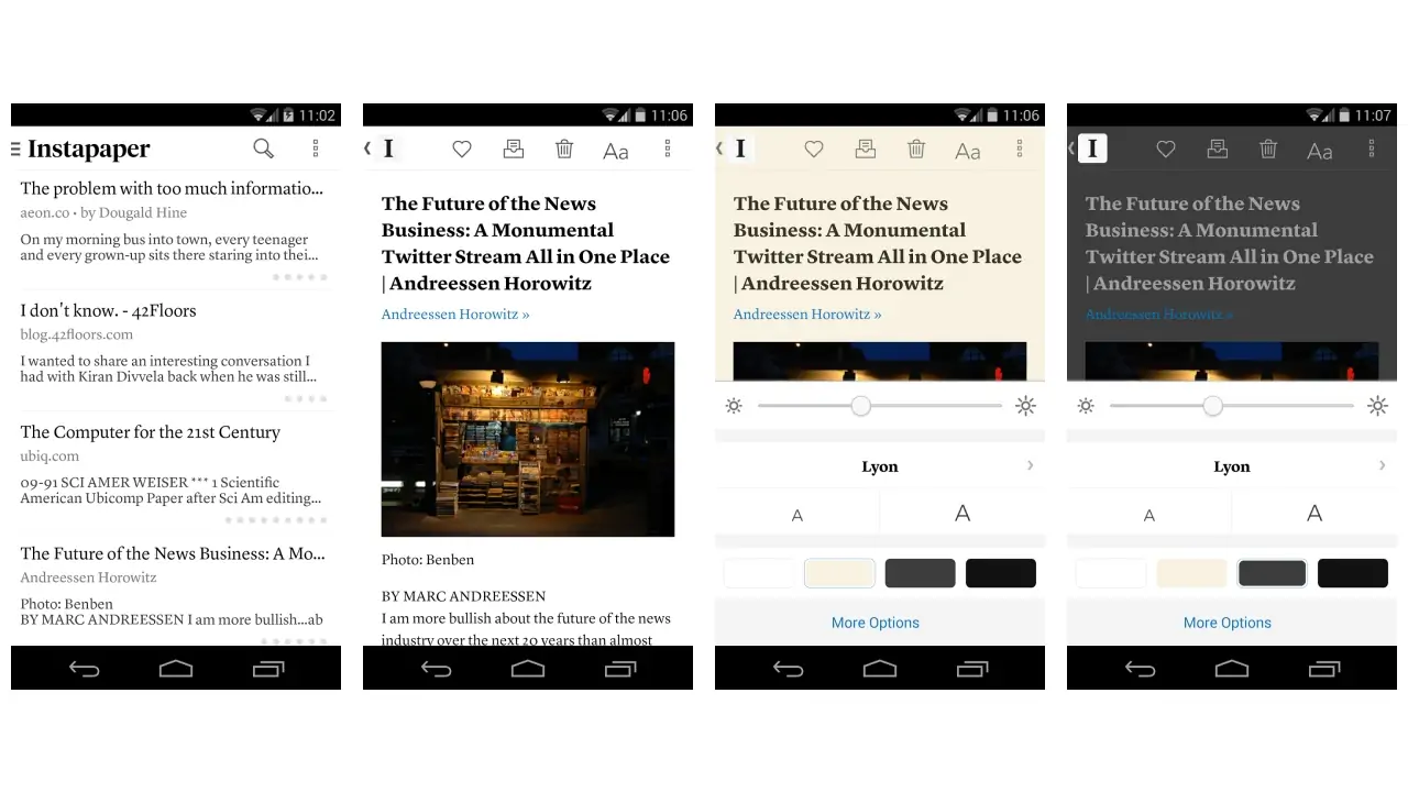 Instapaper-screenshots