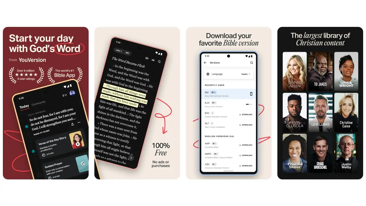 YouVersion Bible App + Audio-screenshots