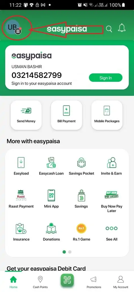 How to Do Biometric Verification of Easypaisa Account