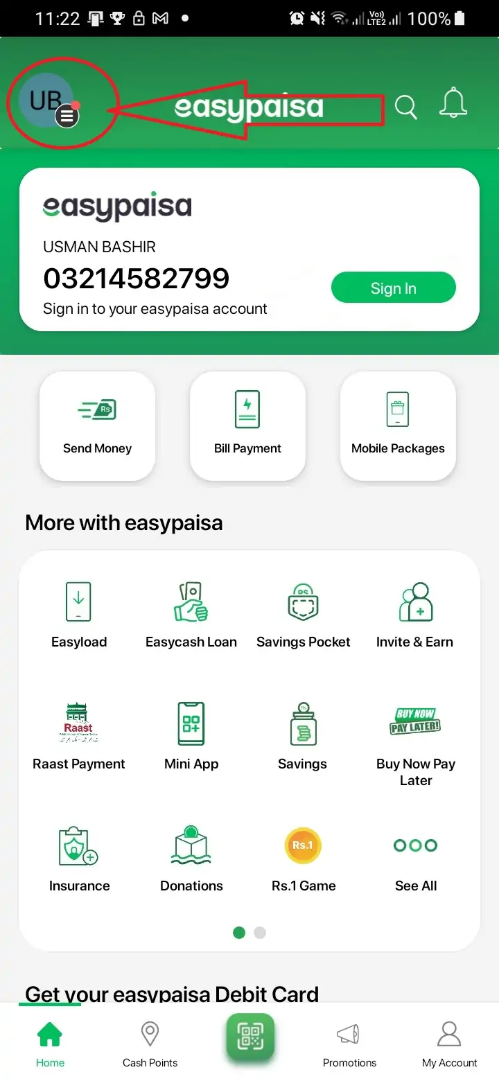 How To Change Language In Easypaisa Account