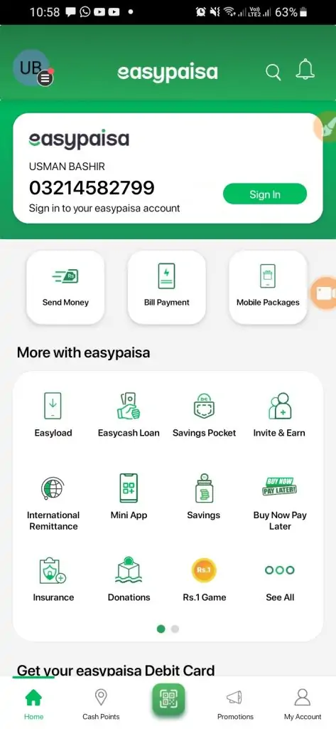 how to pay fbr tax through easypaisa