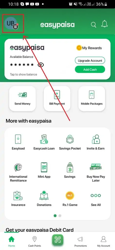 how to pay pts fee through easypaisa