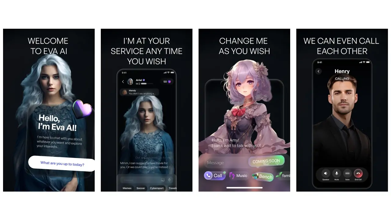 EVA AI Chat Bot & Soulmate-screenshots