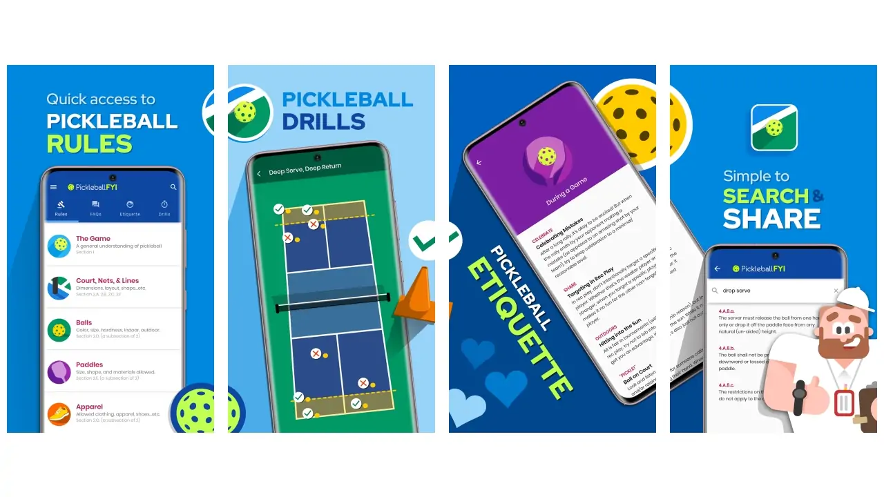 Pickleball FYI-screenshots