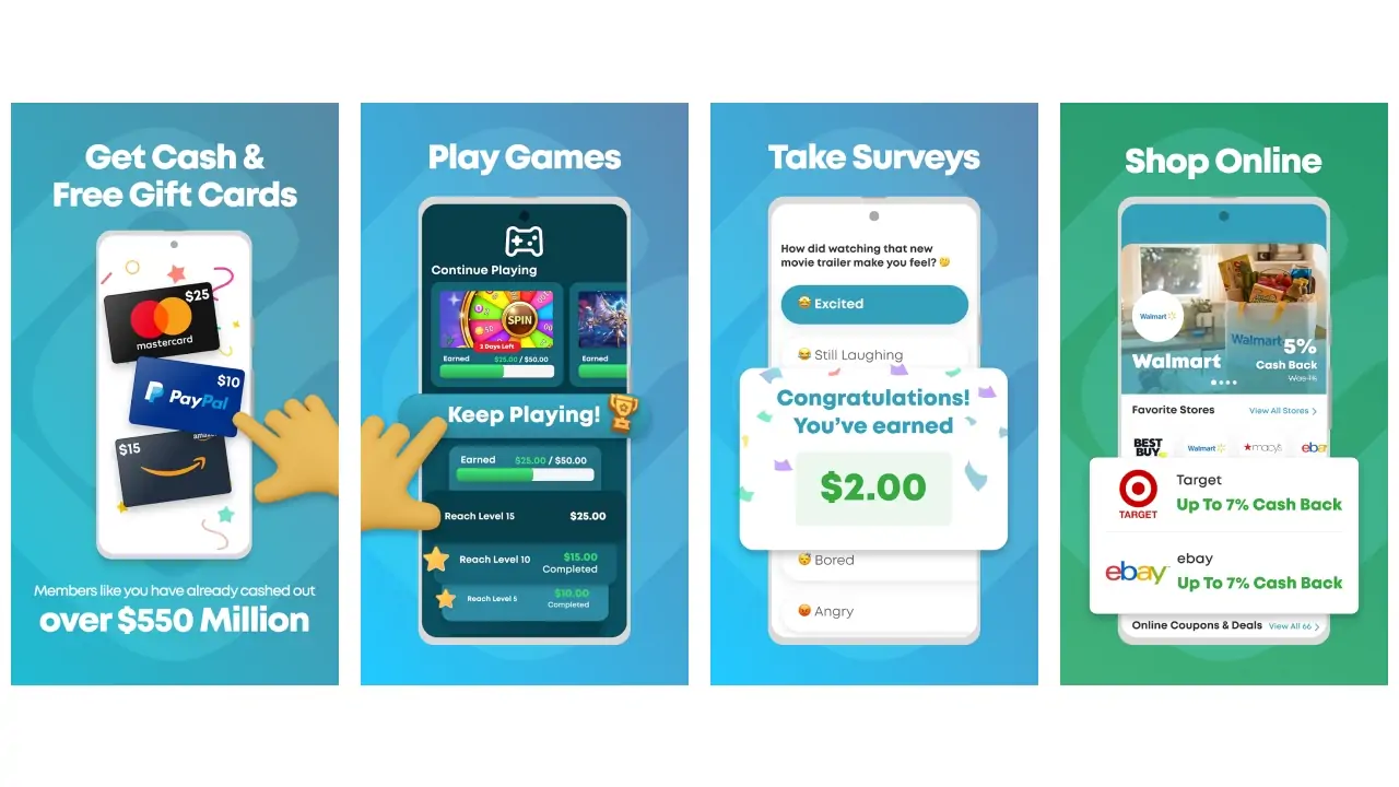 Swagbucks Play Games + Surveys-screenshots