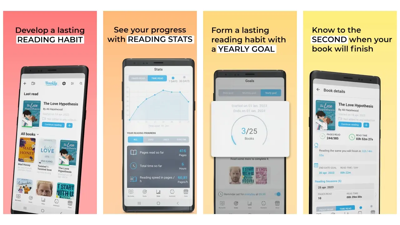 Bookly: Book & Reading Tracker-screenshots