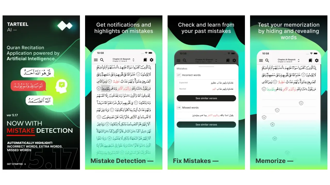 Tarteel: Quran Memorization-screenshots