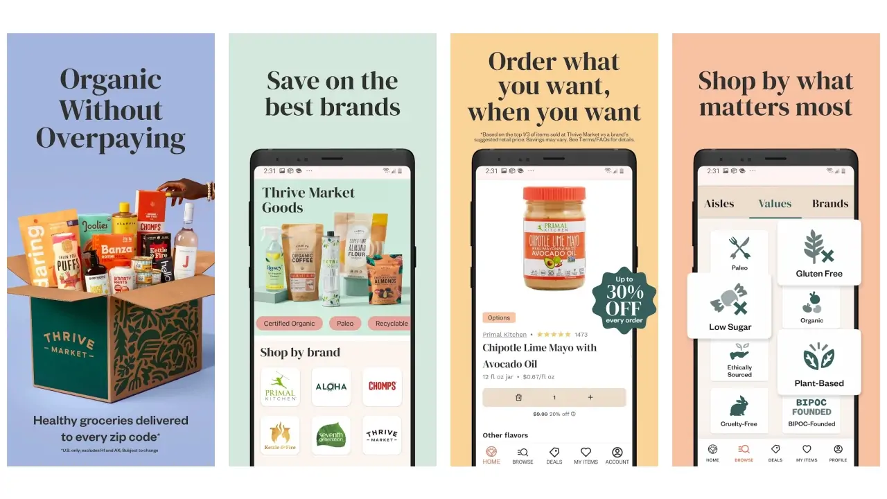 Thrive Market: Shop Healthy-screenshots