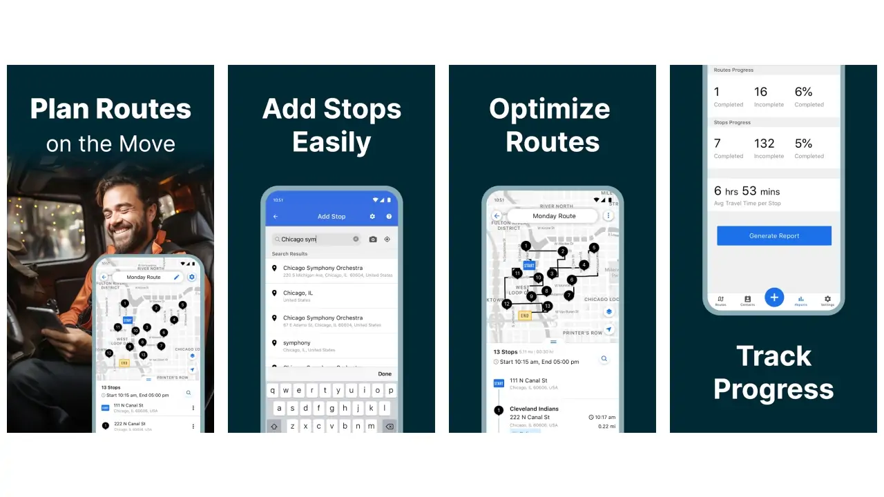 Upper Multi Stop Route Planner-screenshots