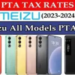 Meizu All Models PTA Tax in Pakistan