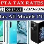 OnePlus All Models PTA Tax in Pakistan