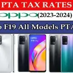 Oppo F19 All Models PTA Tax in Pakistan