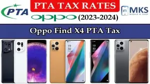 Oppo Find X4 PTA Tax in Pakistan