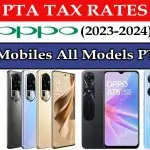 Oppo Mobiles All Models PTA Tax in Pakistan