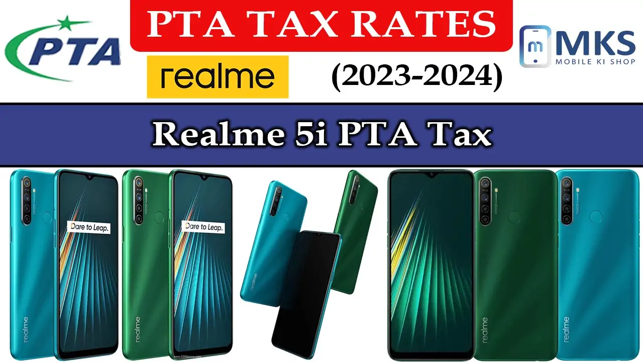 Realme 5i PTA Tax in Pakistan