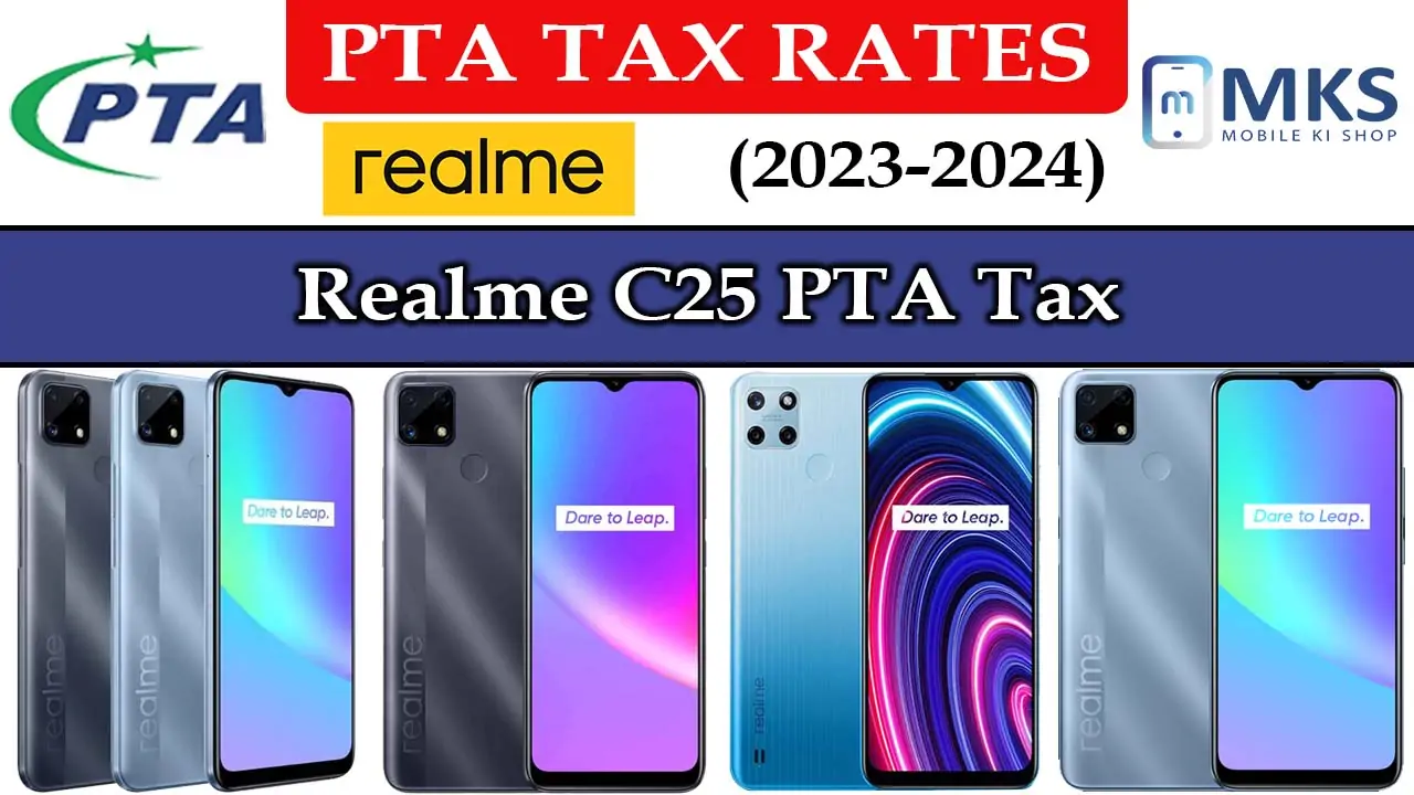 Realme C25 PTA Tax in Pakistan