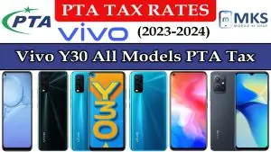 Vivo Y30 All Models PTA Tax in Pakistan