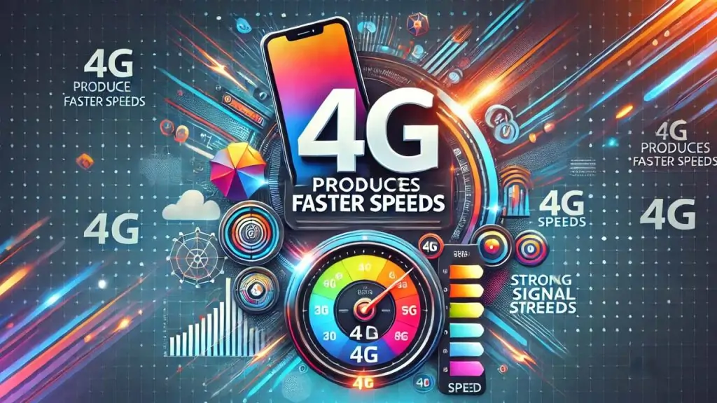 4G Produces Faster Speeds