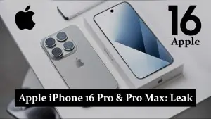 Apple iPhone 16 Pro & Pro Max - Leak