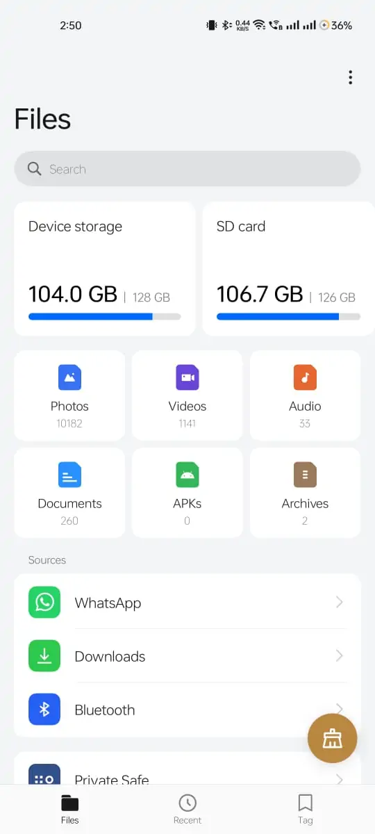 Android Mobile File Manager