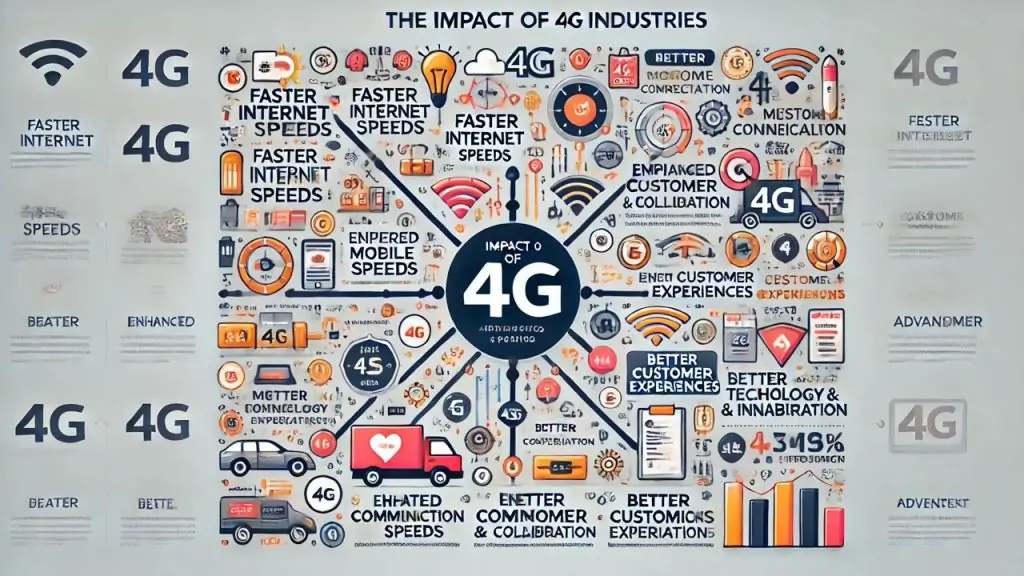 Impact of 4G on Industries