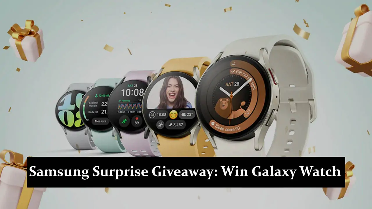 Samsung Surprise Giveaway - Win Galaxy Watch FE in Belgium!