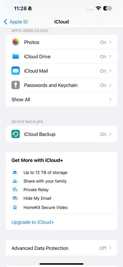 iCloud Backup for Messages
